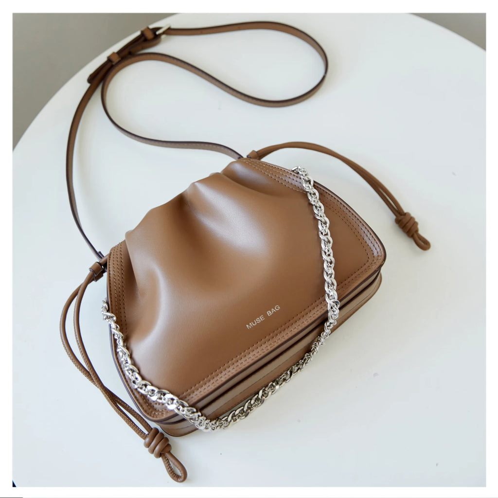 Leather Drawstring Bags