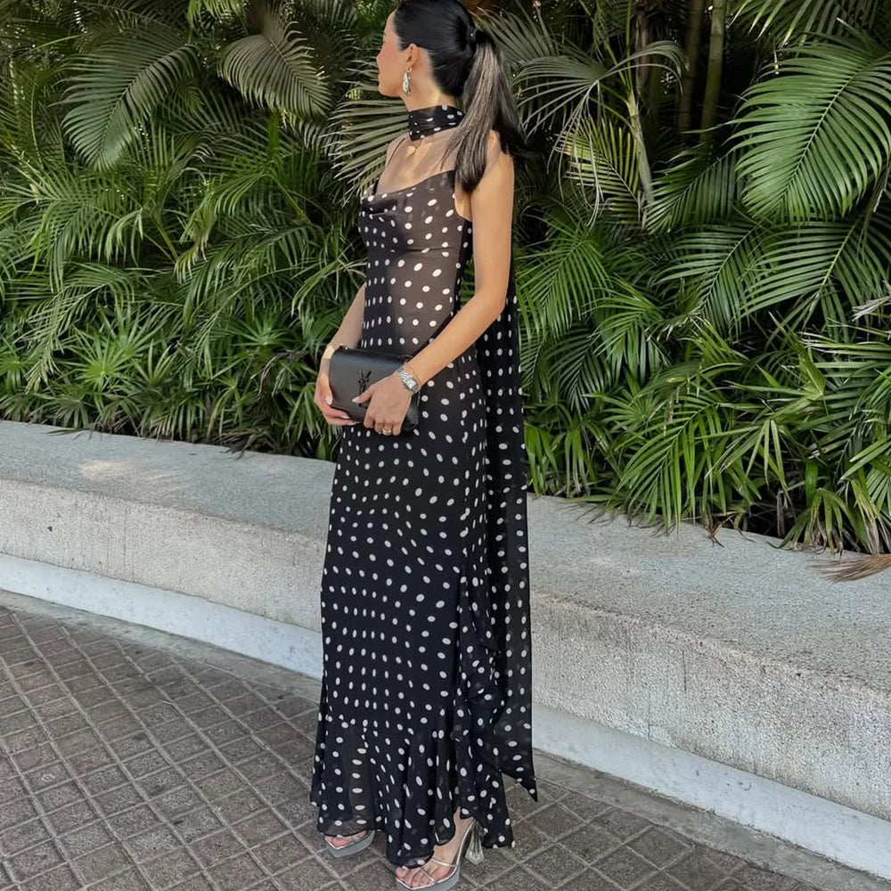 Polka Dot Long Dress