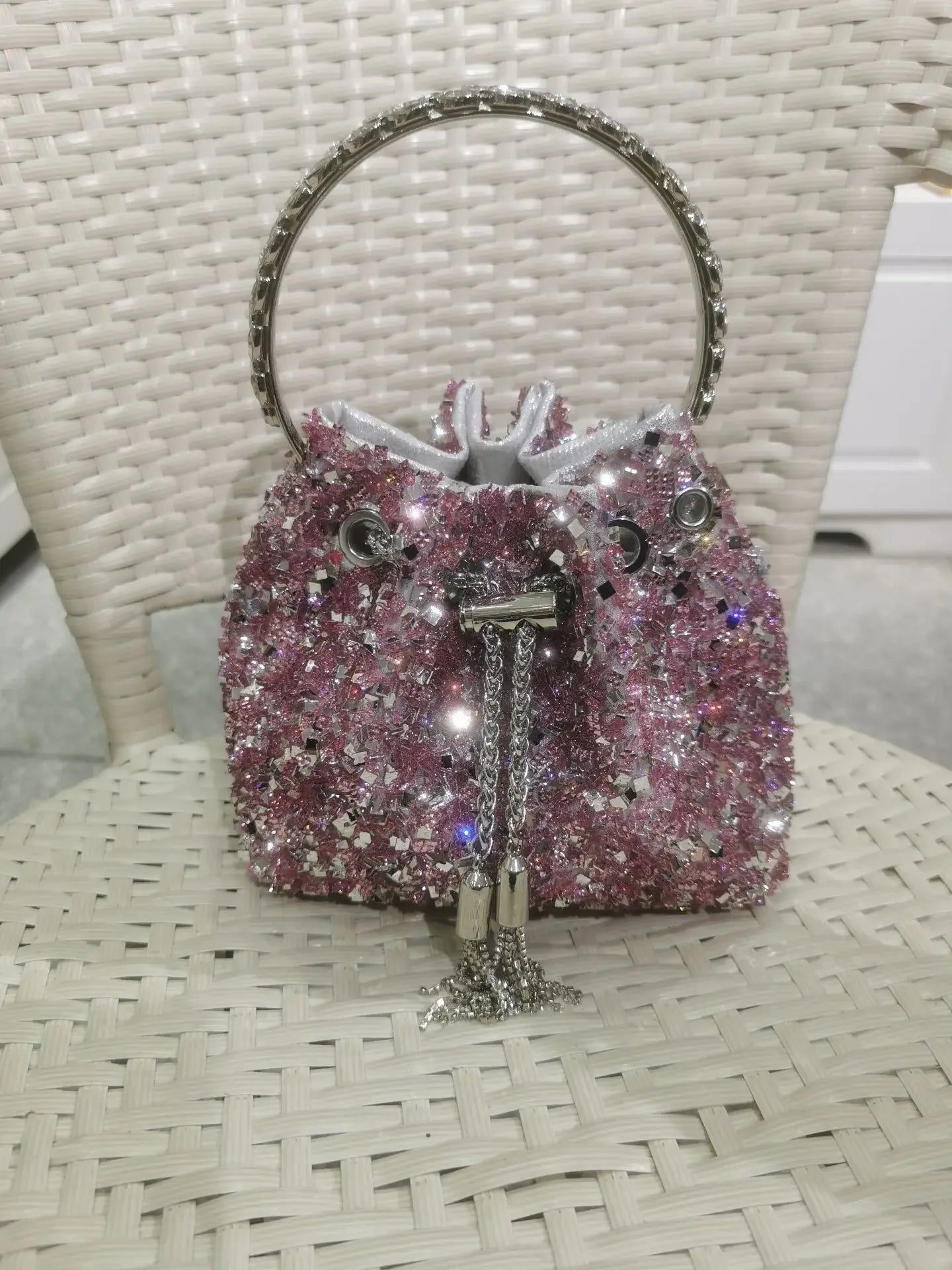 Rhinestone crossbody bag