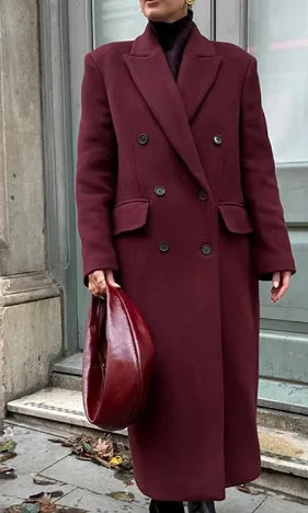 Wool Casual Long Coat