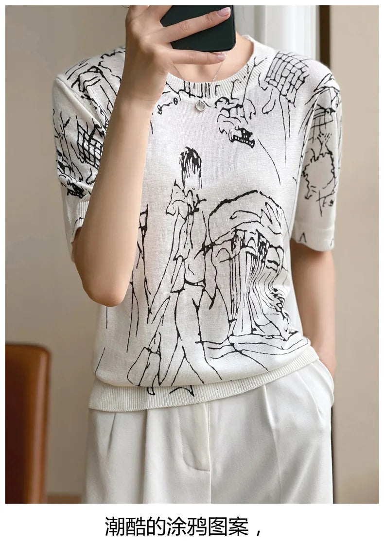 Thin Section Graffiti T-shirt