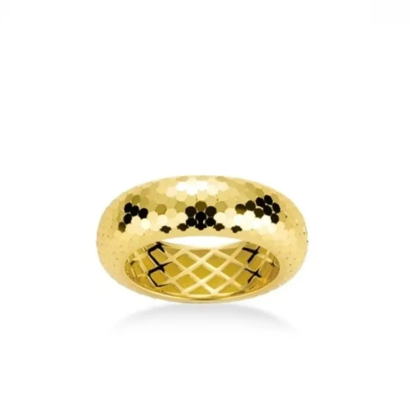 High Carbon Ring 18K Gold Plated Ring - Base metal 925 Silver