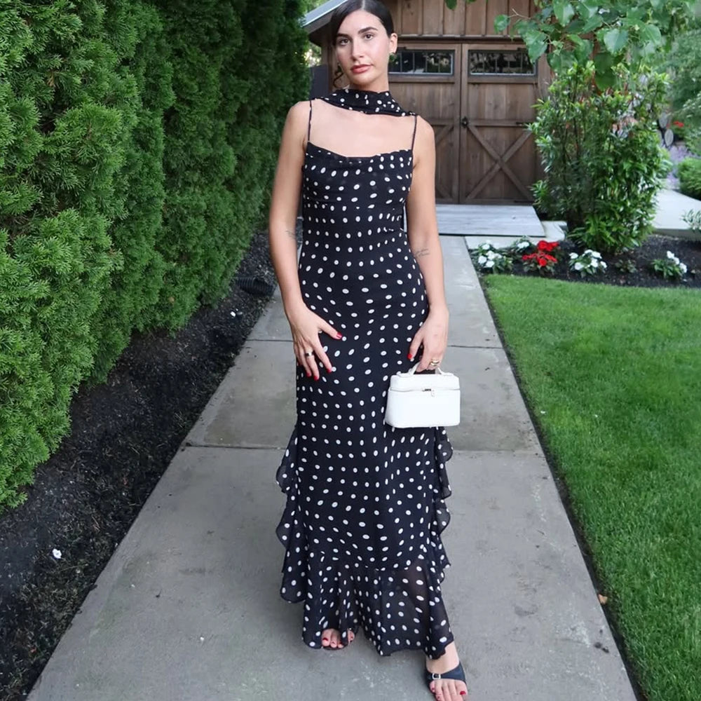 Polka Dot Long Dress