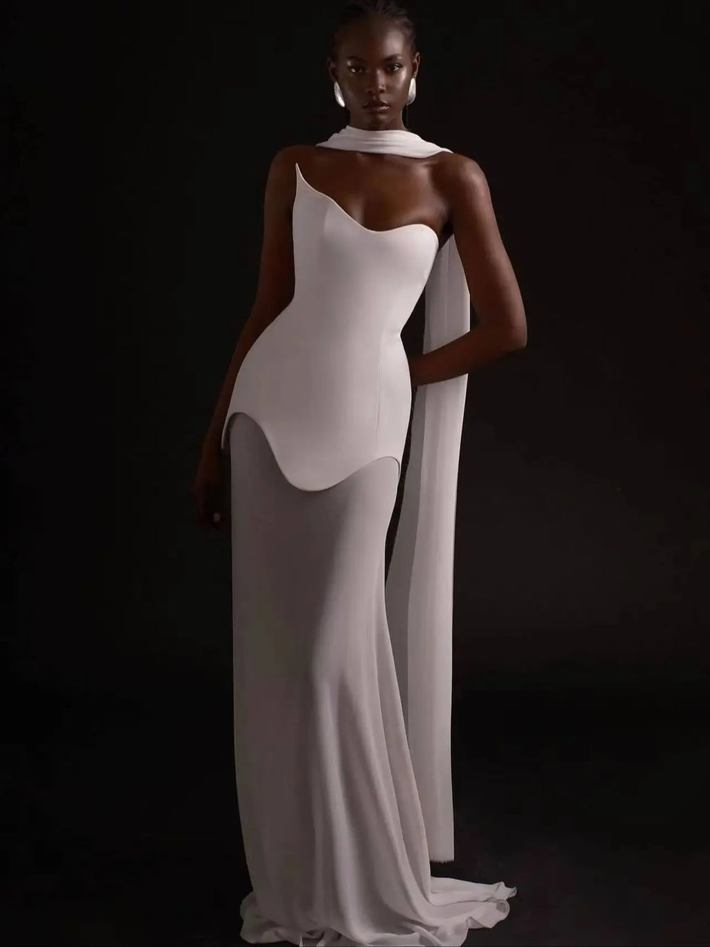 Mesh Bodycon Dress Backless