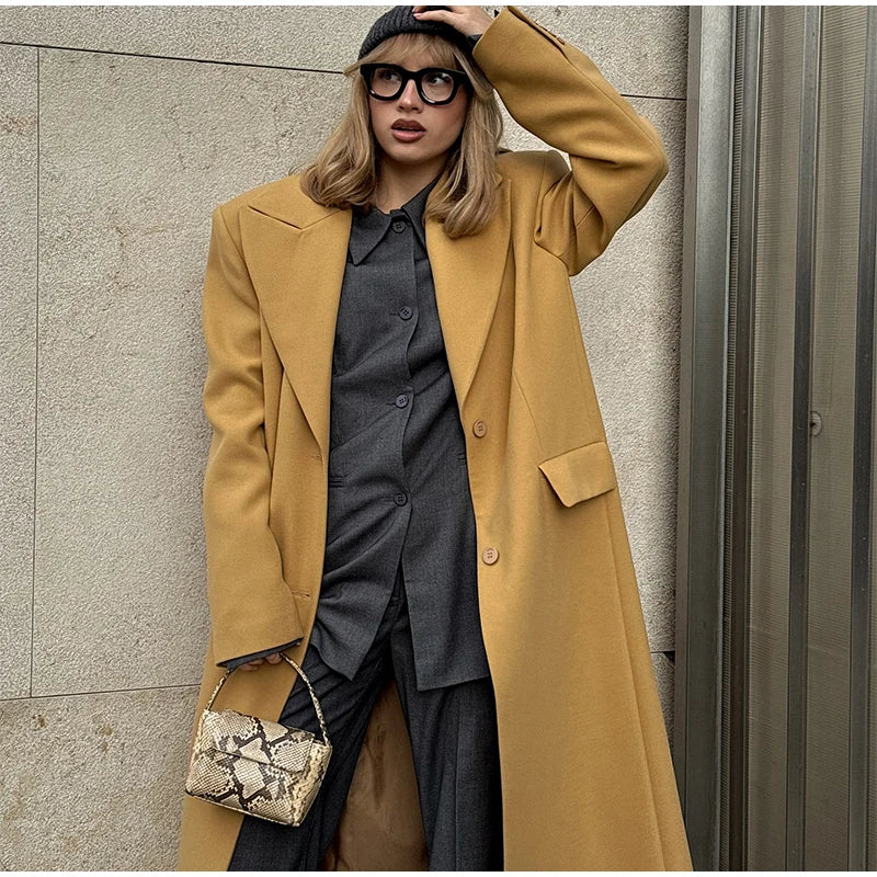 Elegant Wool Overcoat