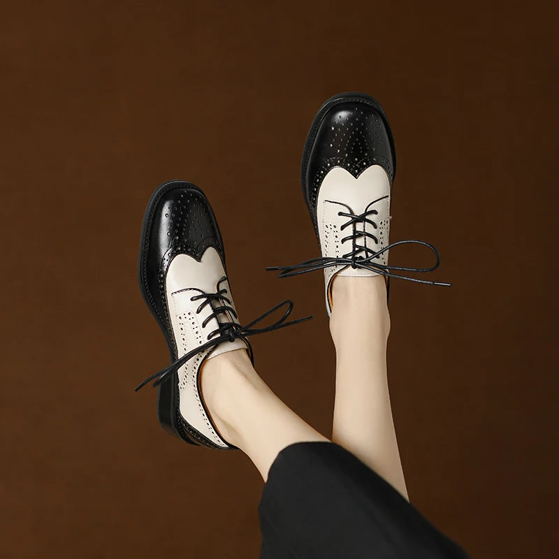 Genuine Leather Oxford Shoes