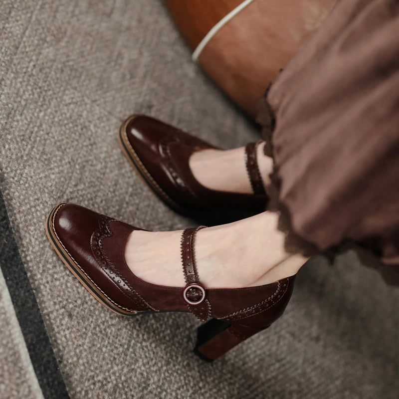 Retro Mary Janes Shoes