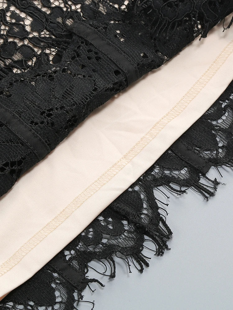 Sexy Spaghetti Strap Lace Dress