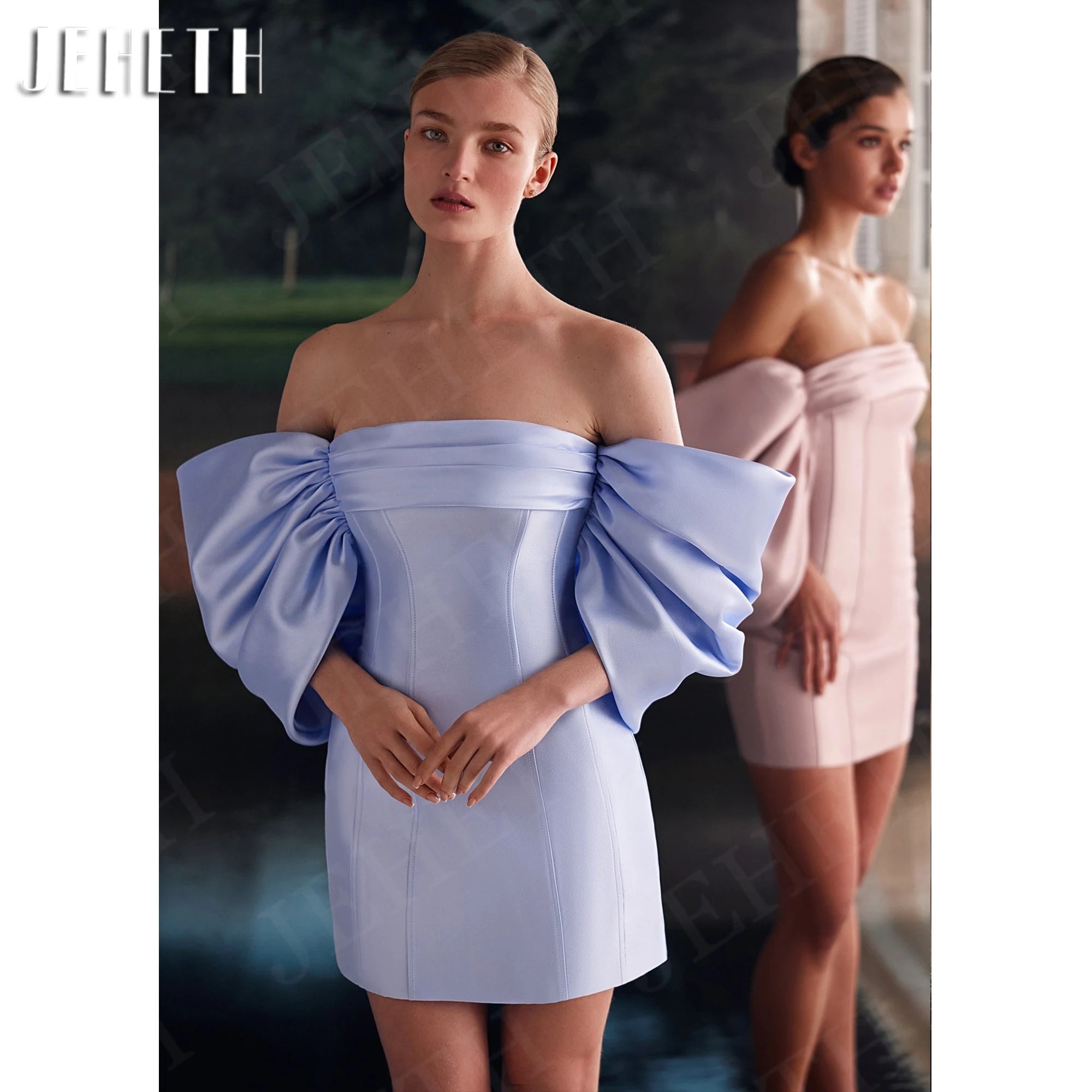 Customisable Mini Satin Dress