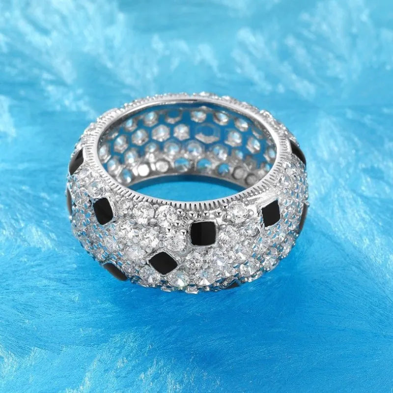 925 Sterling Silver Leopard Ring