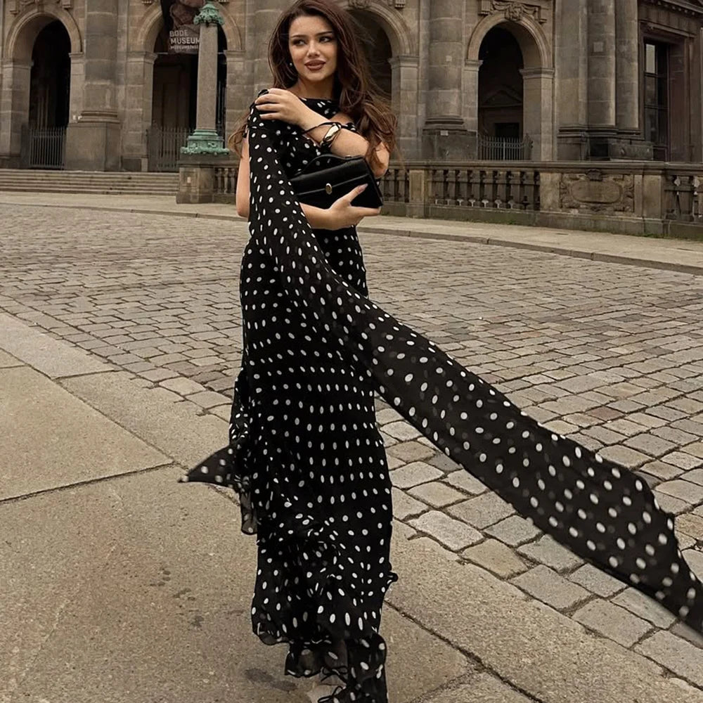 Polka Dot Long Dress