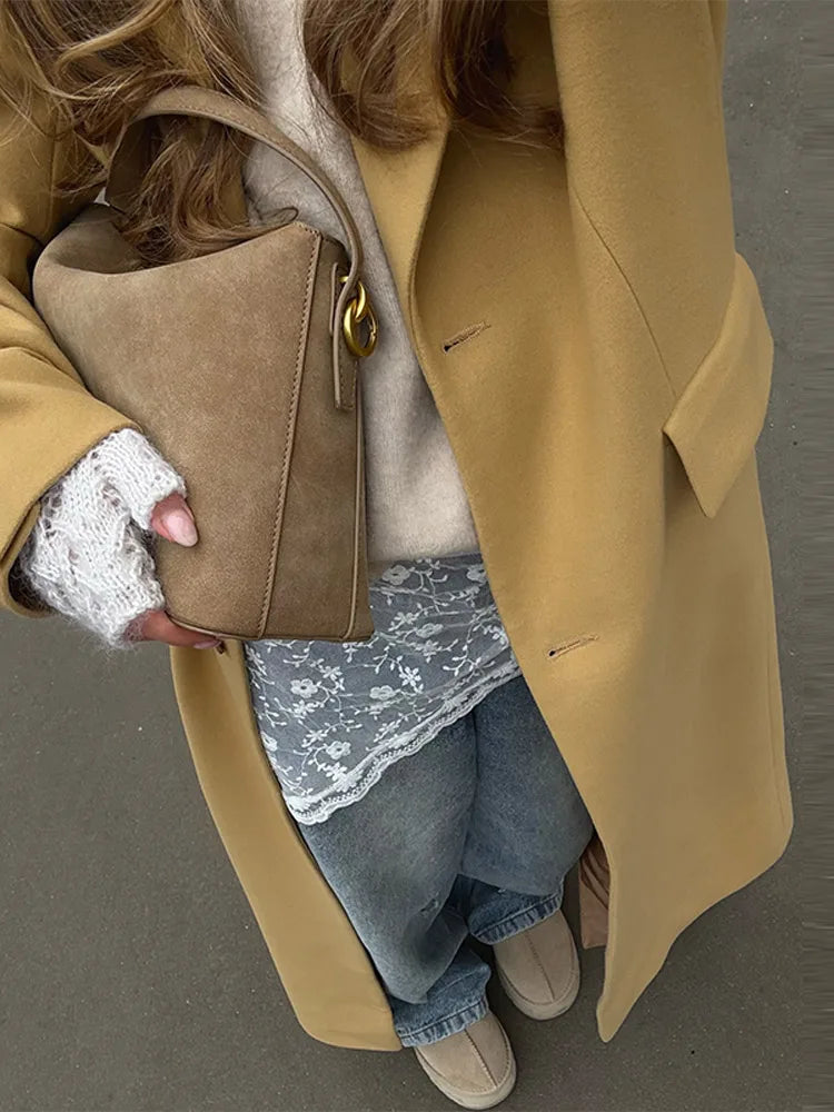 Elegant Wool Overcoat