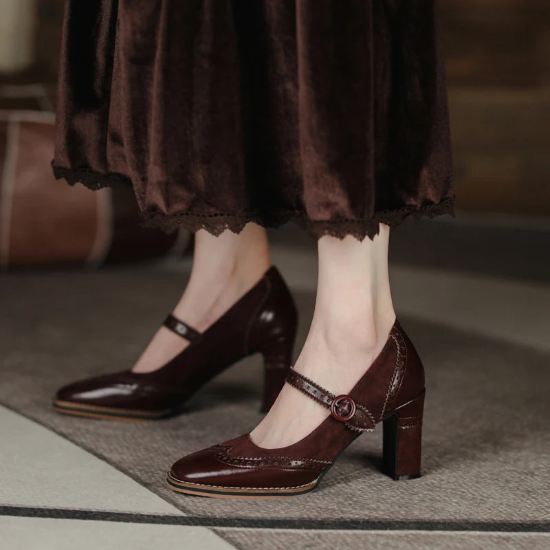 Retro Mary Janes Shoes