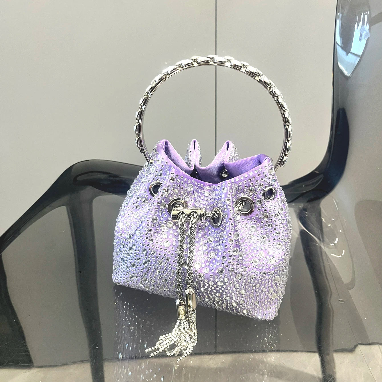 Rhinestones clutch Bag