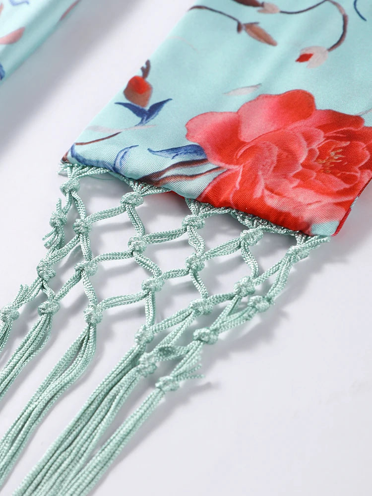 Tassels One-piece Long Dress