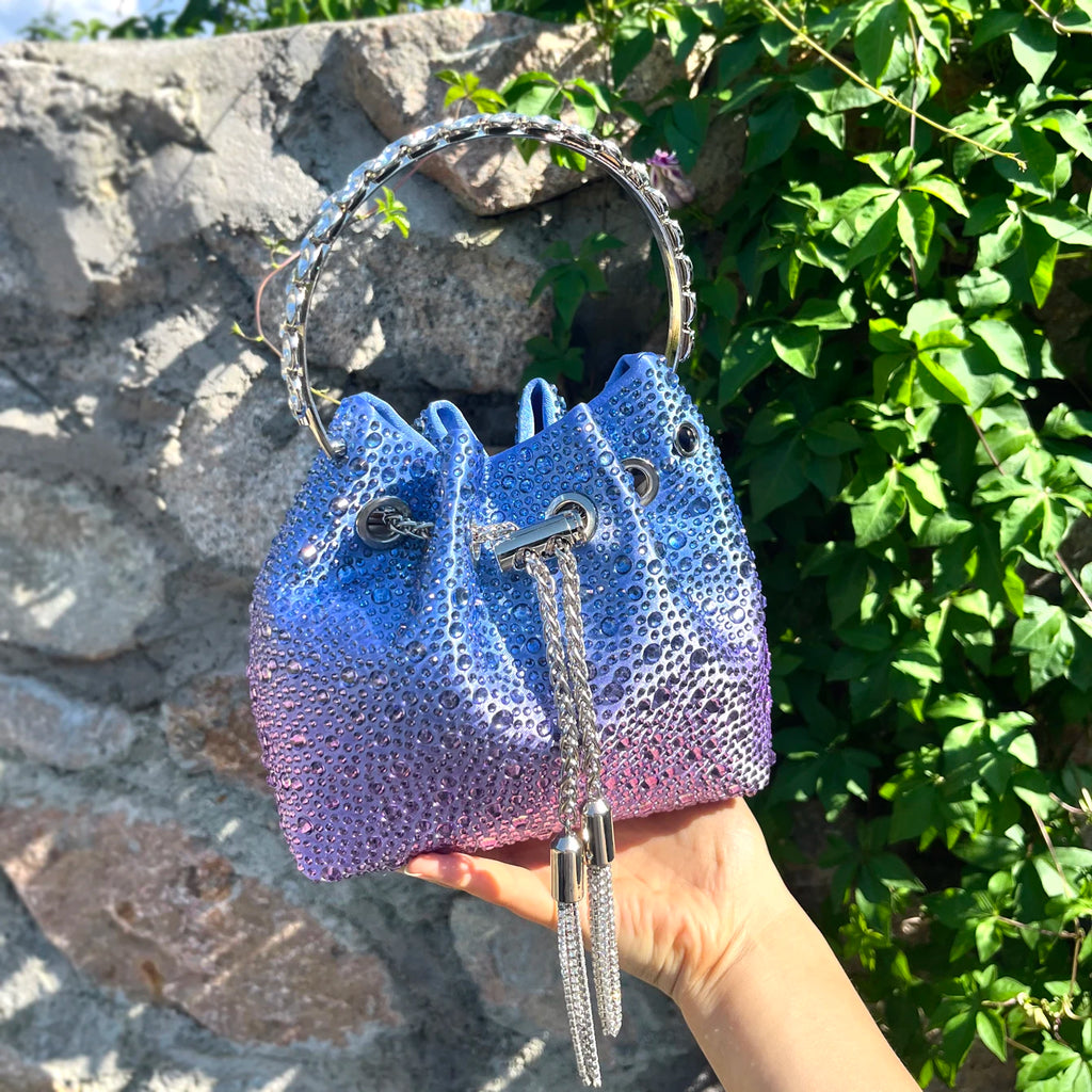 Rhinestones clutch Bag