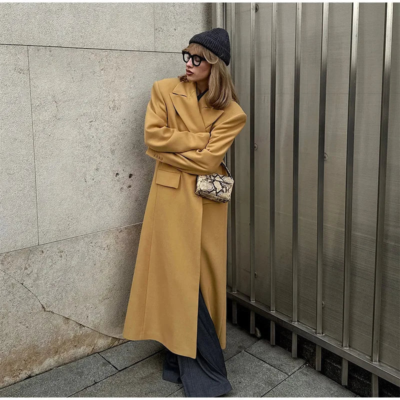 Elegant Wool Overcoat