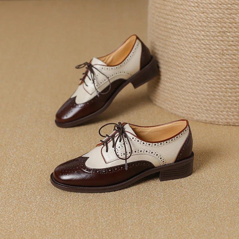 Genuine Leather Oxford Shoes