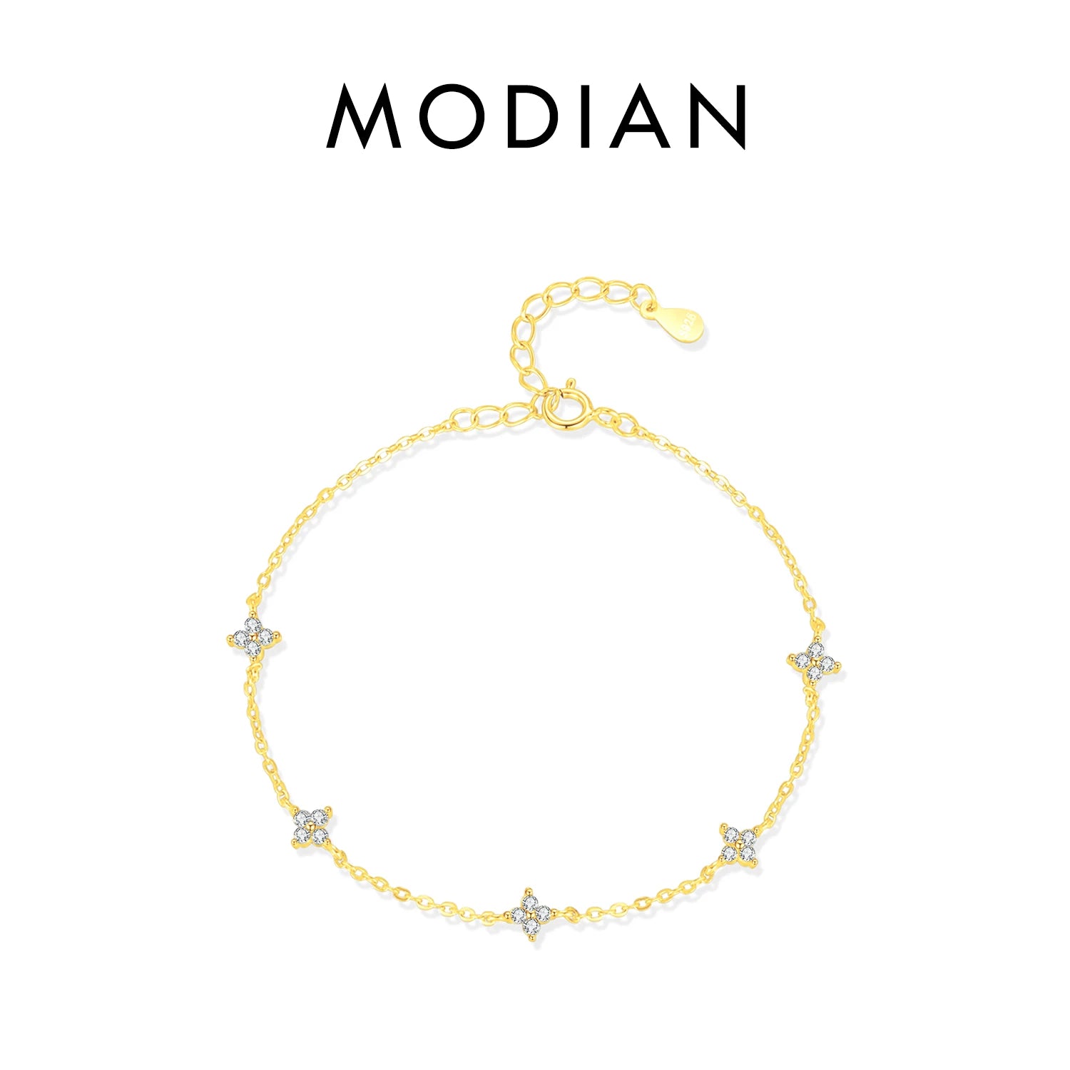 925 Sterling Silver Bracelet Modian