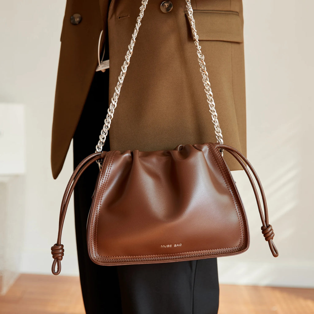 Leather Drawstring Bags