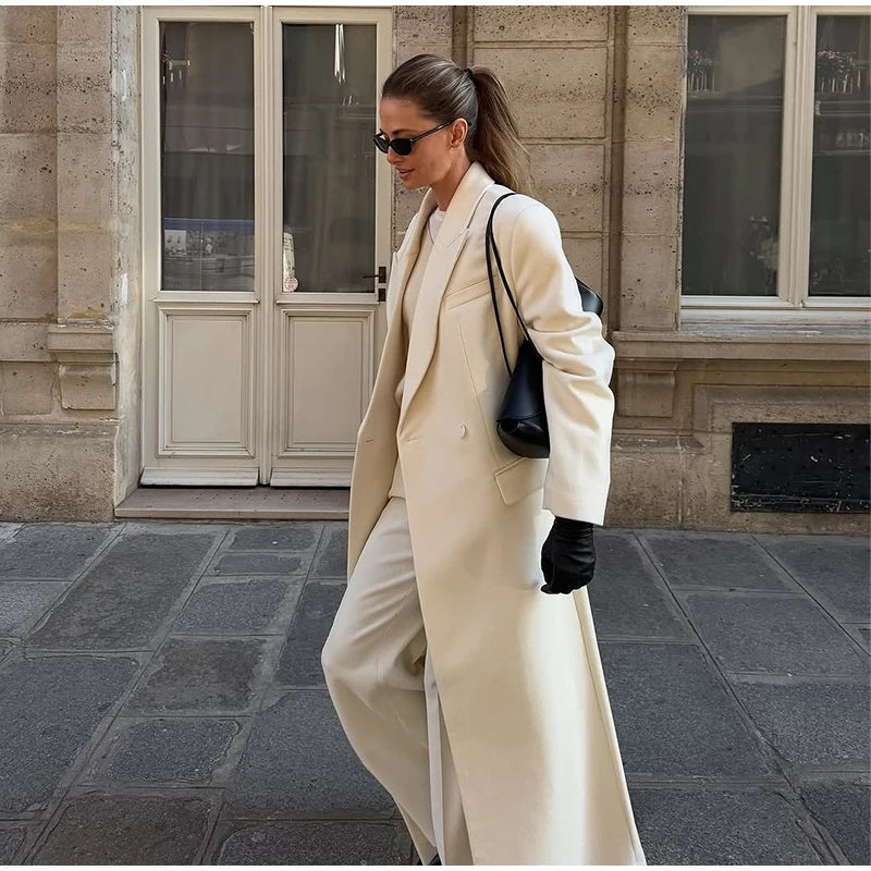 Elegant Wool Overcoat