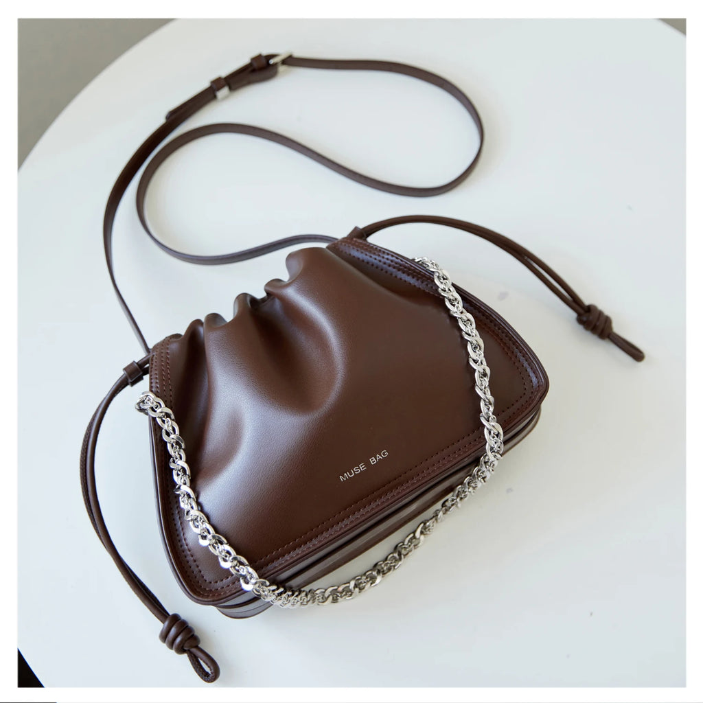 Leather Drawstring Bags