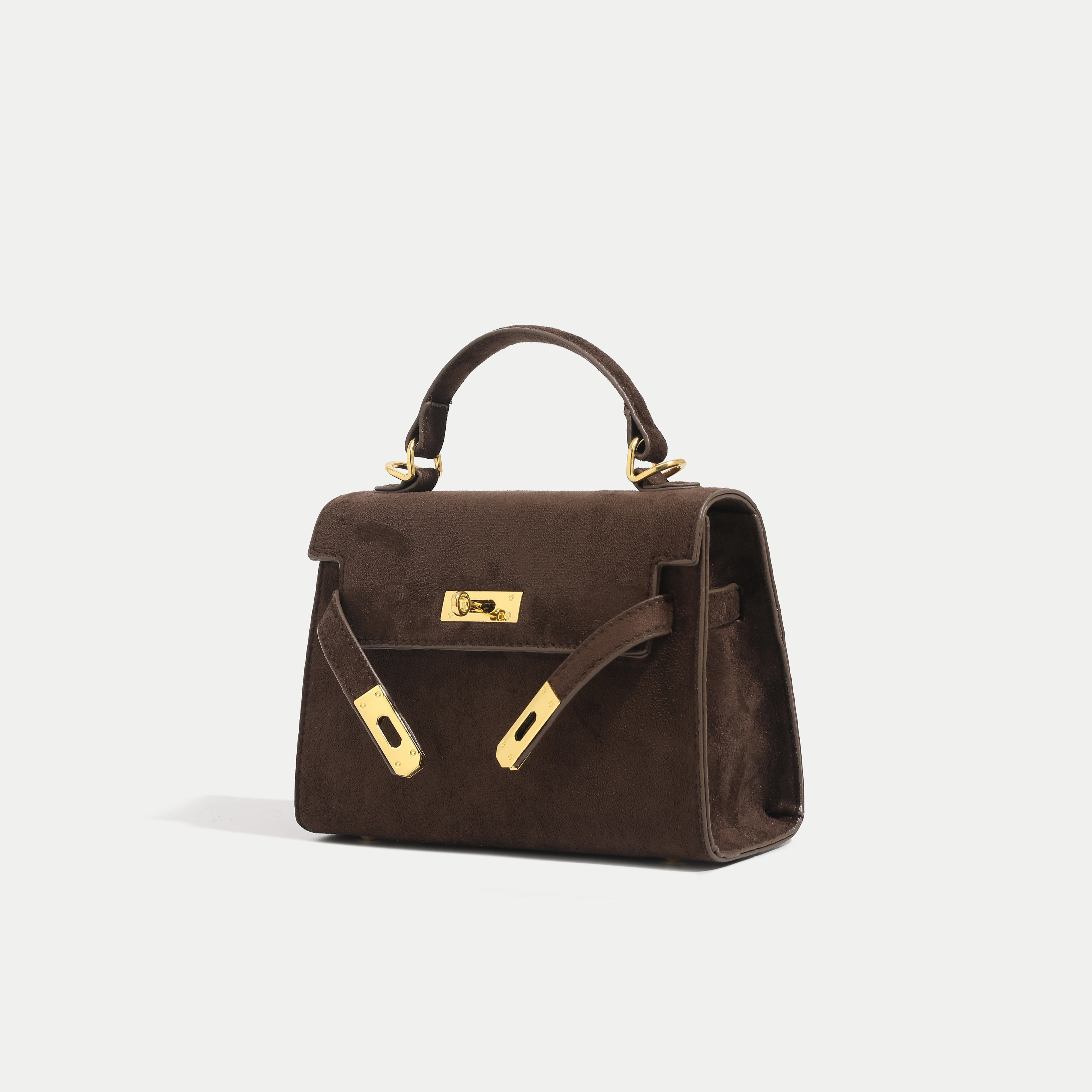 Versatile Suede Shoulder Crossbody Bag