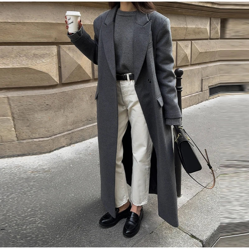 Elegant Wool Overcoat