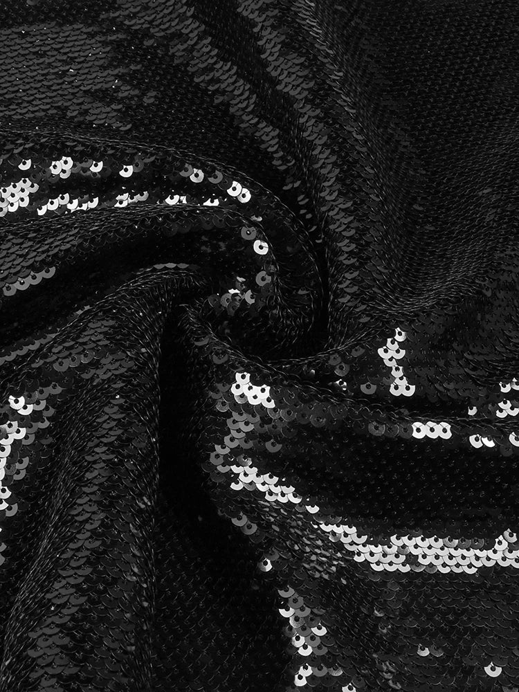 Sequins Ruffles Long Dress