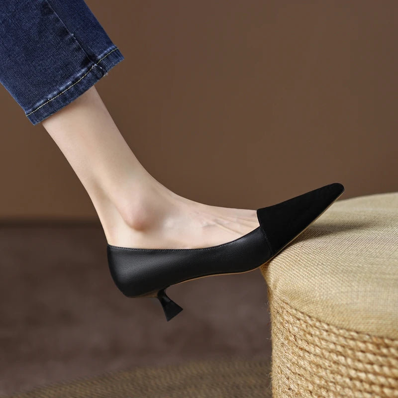 Genuine Leather Pumps