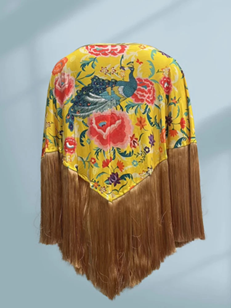 Vintage Floral Tops Bohemian