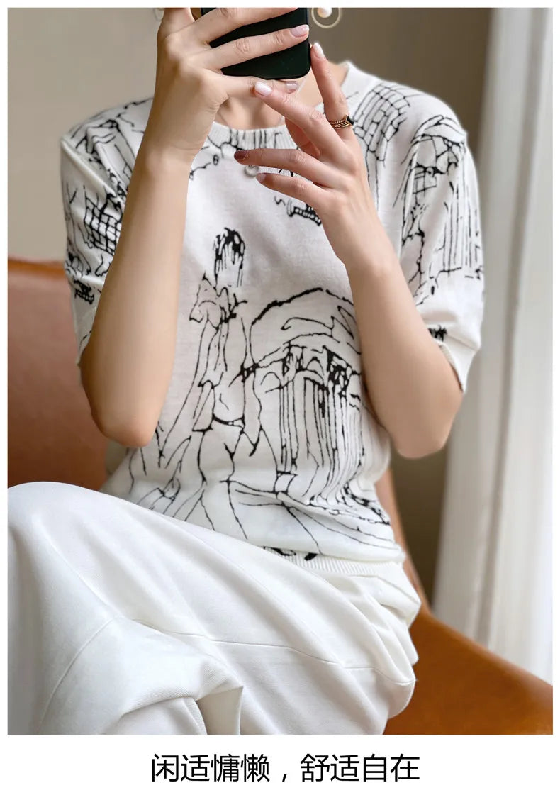 Thin Section Graffiti T-shirt