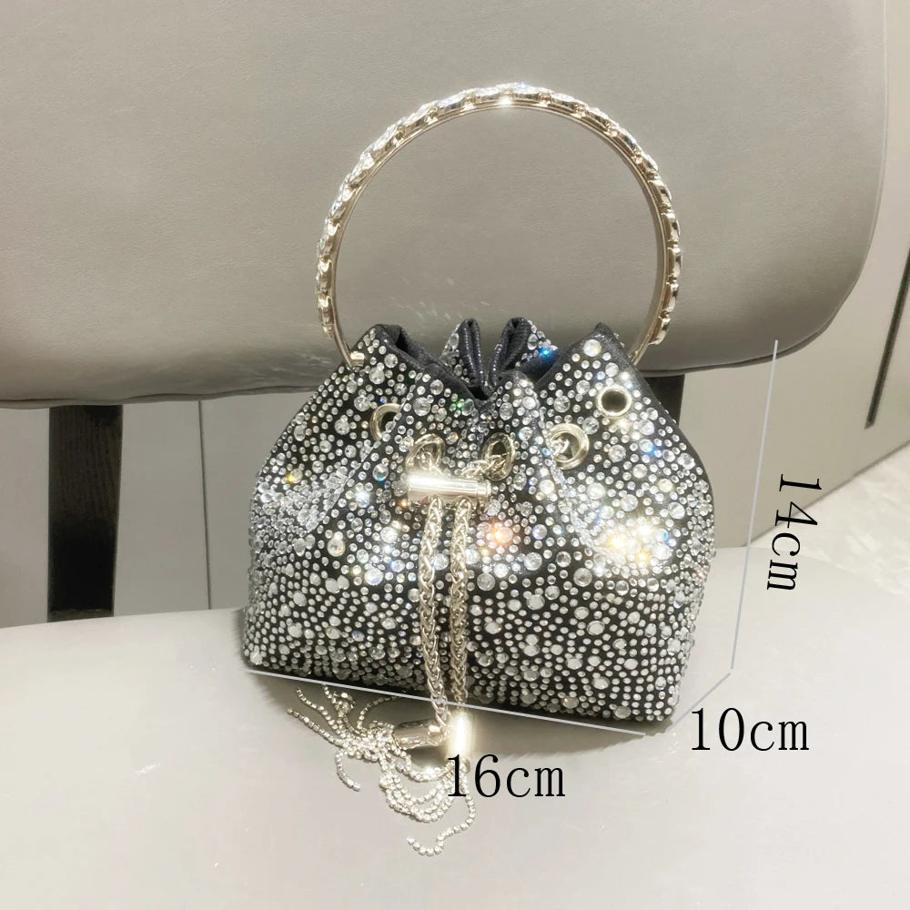Rhinestones clutch Bag