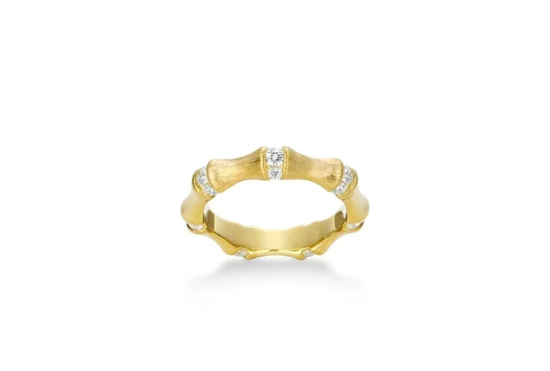 High Carbon Ring 18K Gold Plated Ring - Base metal 925 Silver