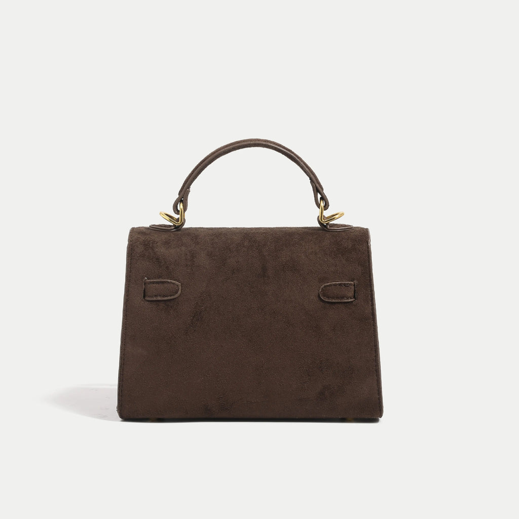 Versatile Suede Shoulder Crossbody Bag