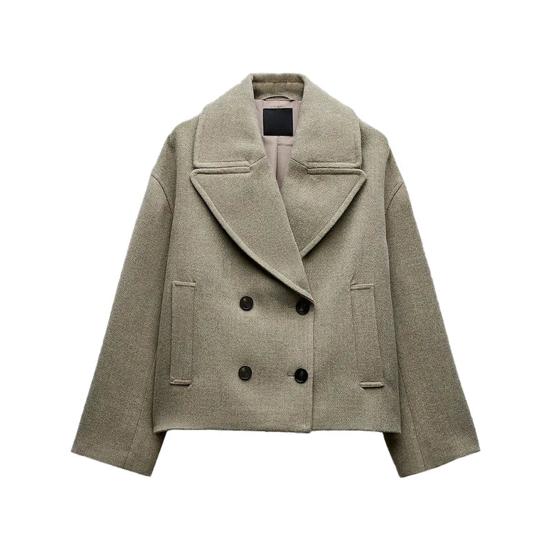 Elegant Wool Overcoat
