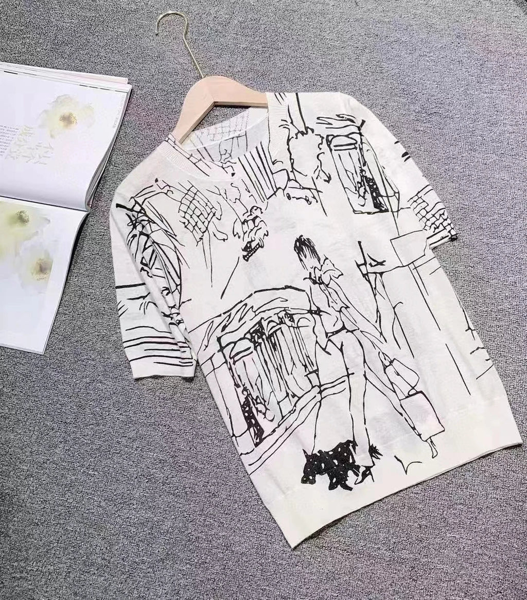 Thin Section Graffiti T-shirt