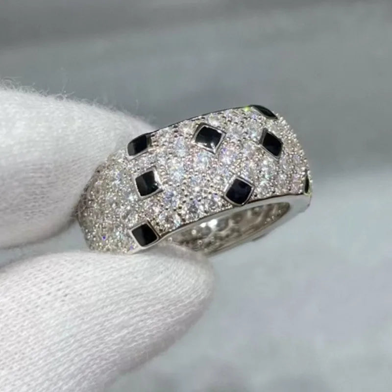 925 Sterling Silver Leopard Ring