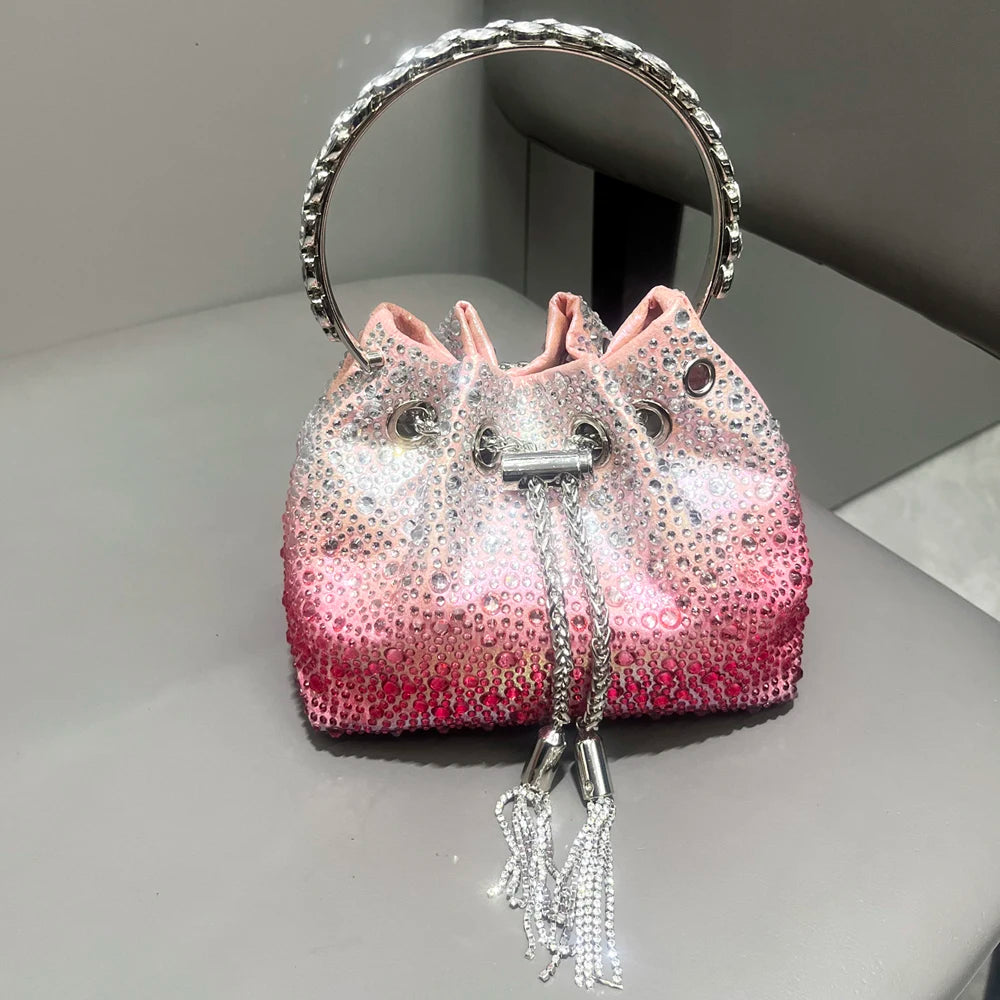 Rhinestones clutch Bag